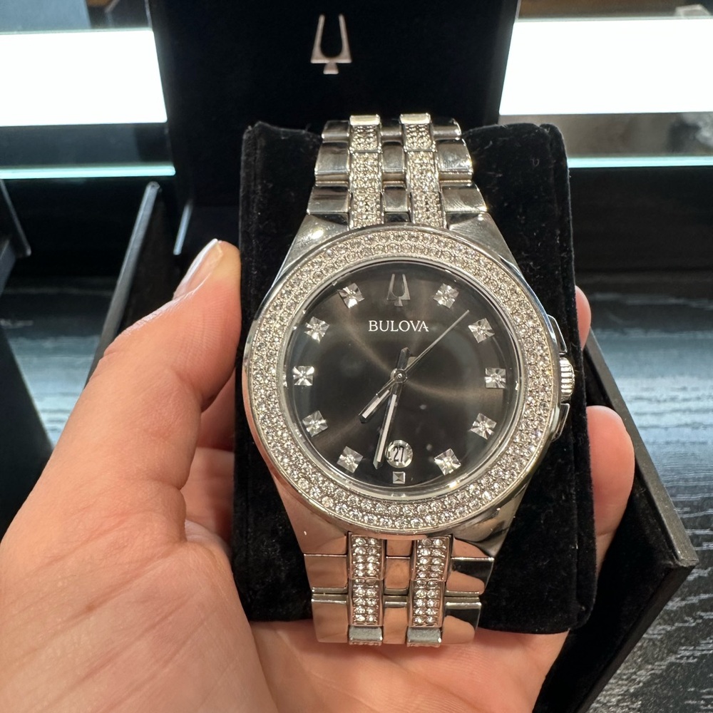 Bulova Men's Silver Watch